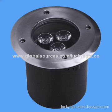 UG-HXX1W4R Square 4W LED Underground Light, 110-220V AC, LED Buried Light RGBW